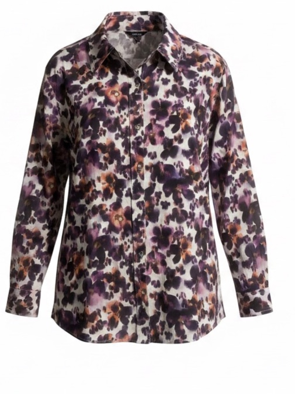 Saint + Sofia  women's long-sleeve button-down shirt